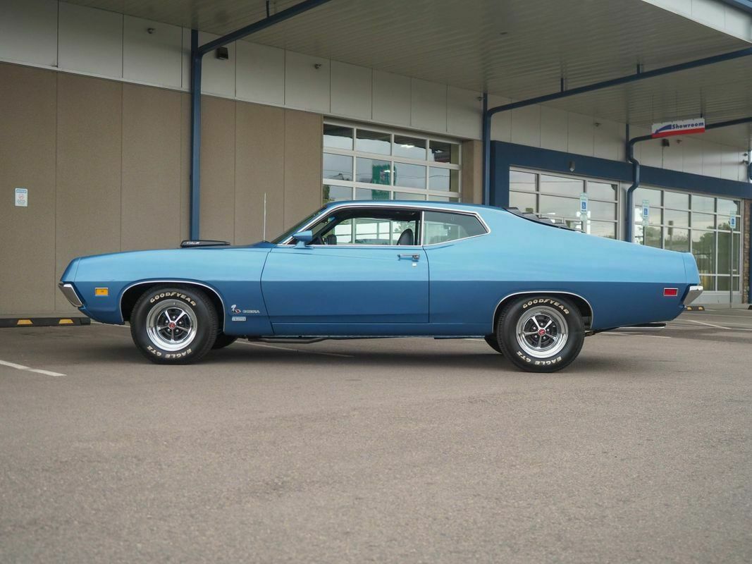 1970 Blue Ford Torino --