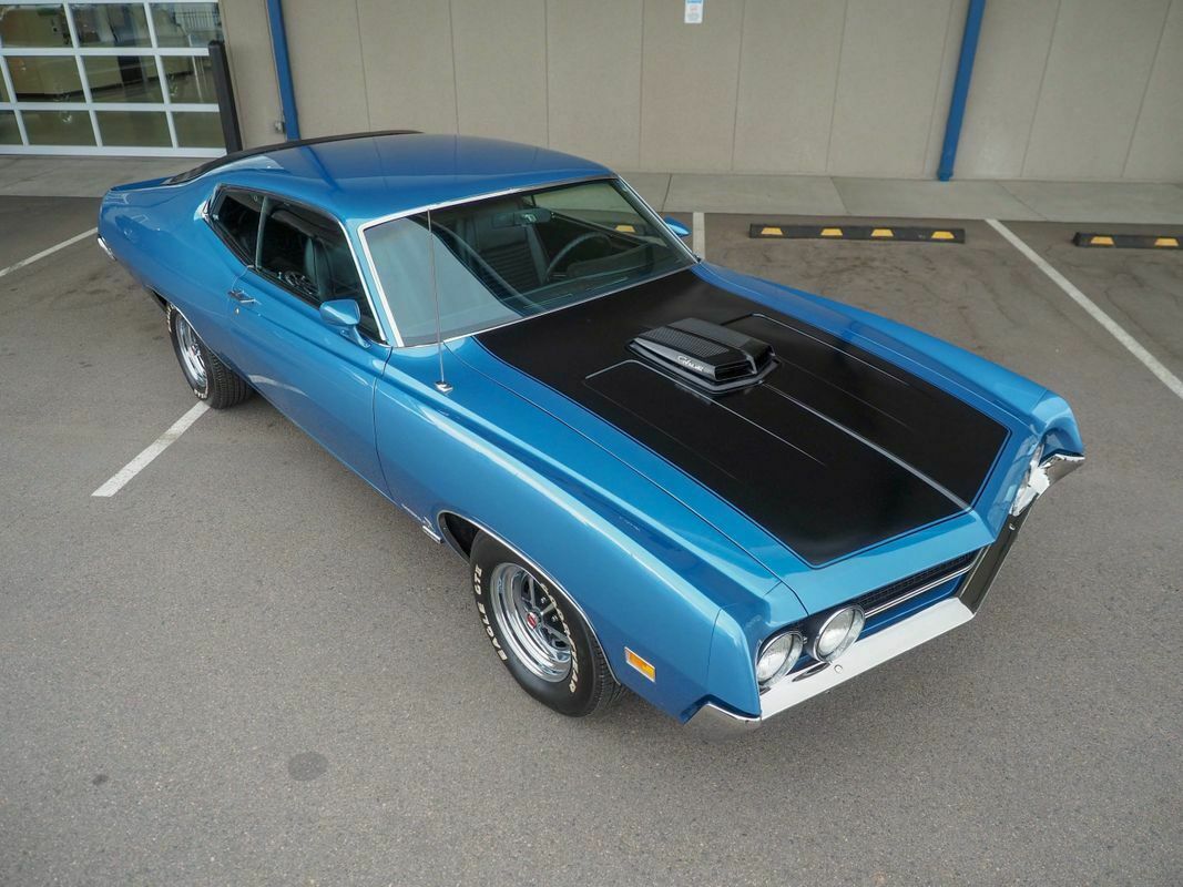 1970 Blue Ford Torino --
