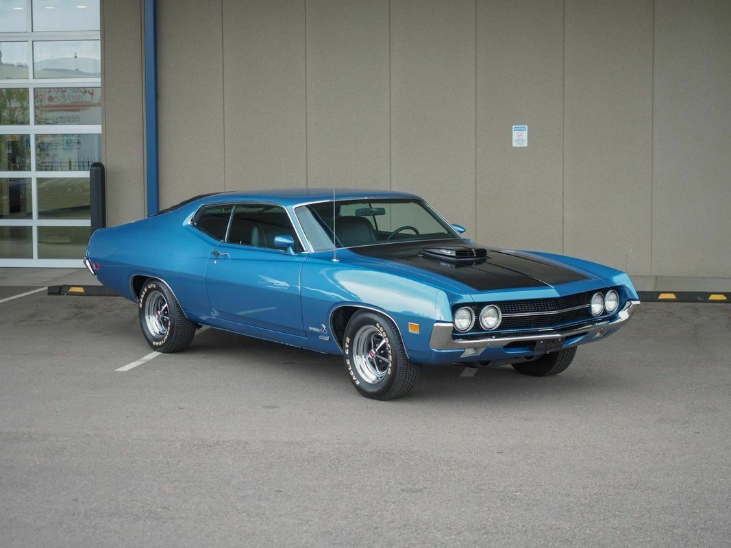 1970 Blue Ford Torino --