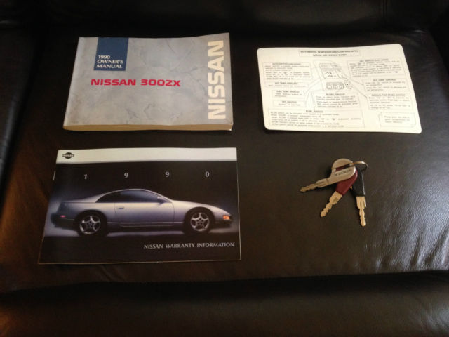 1990 Dark Blue Nissan 300ZX Coupe