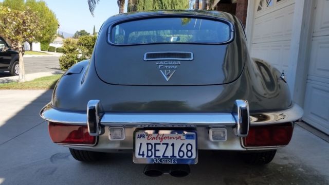 1973 Green Jaguar E-Type Coupe