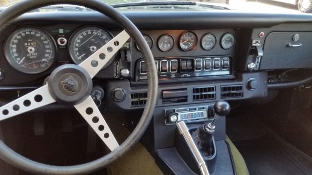 1973 Green Jaguar E-Type Coupe