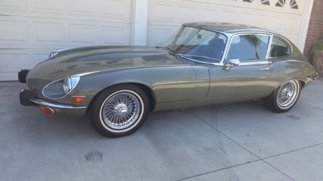 1973 Green Jaguar E-Type Coupe