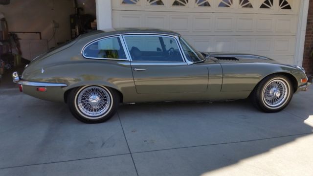 1973 Green Jaguar E-Type Coupe