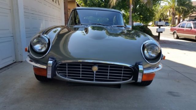 1973 Green Jaguar E-Type Coupe