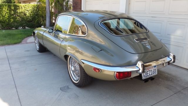 1973 Green Jaguar E-Type Coupe