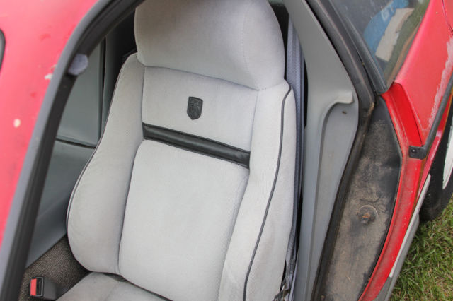1986 Red Pontiac Fiero Fastback