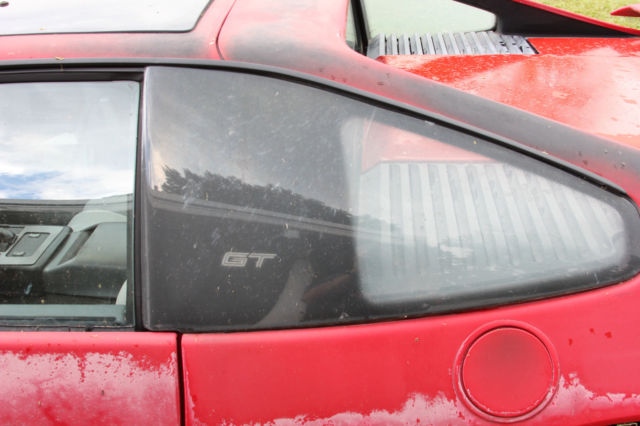 1986 Red Pontiac Fiero Fastback