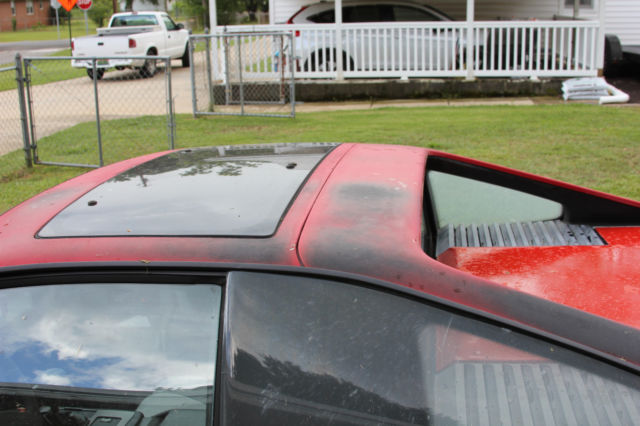1986 Red Pontiac Fiero Fastback