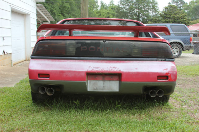 1986 Red Pontiac Fiero Fastback