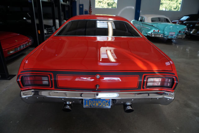 1973 Red Plymouth Valiant Duster Custom Coupe