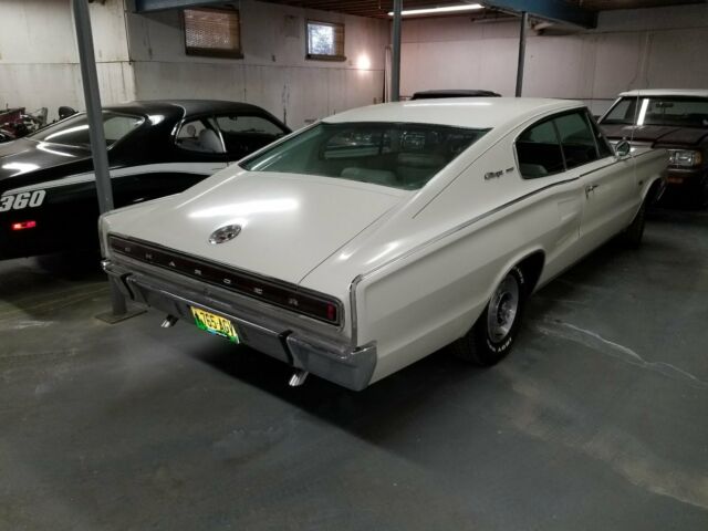 1966 White Dodge Charger Fastback