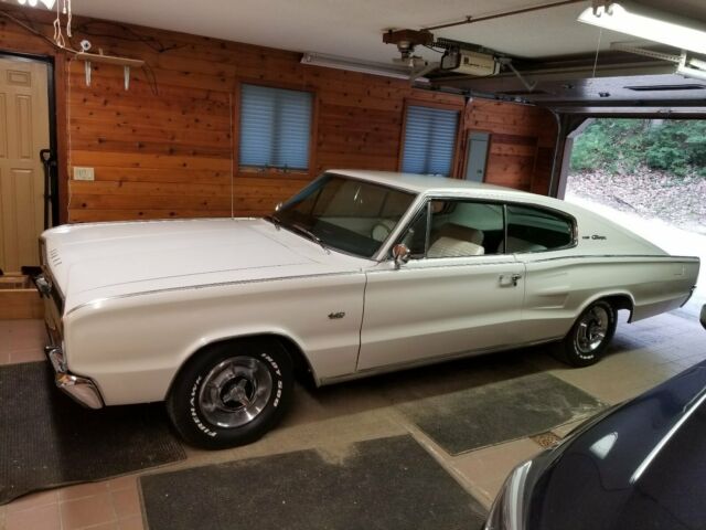 1966 White Dodge Charger Fastback