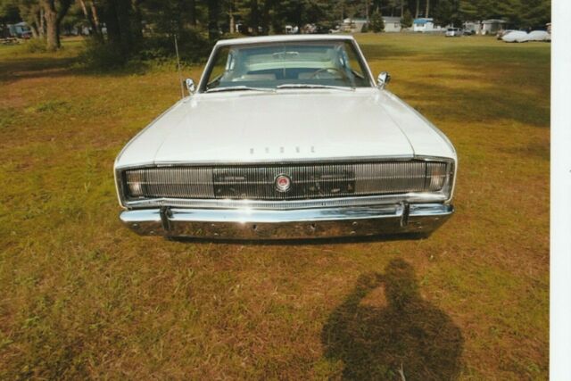 1966 White Dodge Charger Fastback