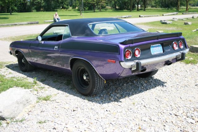 1973 Purple Plymouth Barracuda Coupe