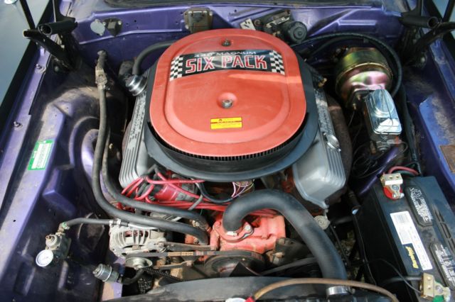 1973 Purple Plymouth Barracuda Coupe