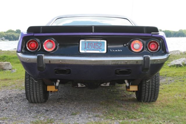 1973 Purple Plymouth Barracuda Coupe