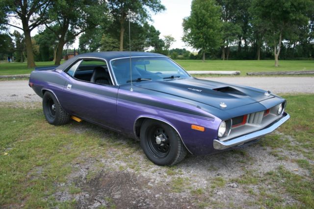 1973 Purple Plymouth Barracuda Coupe