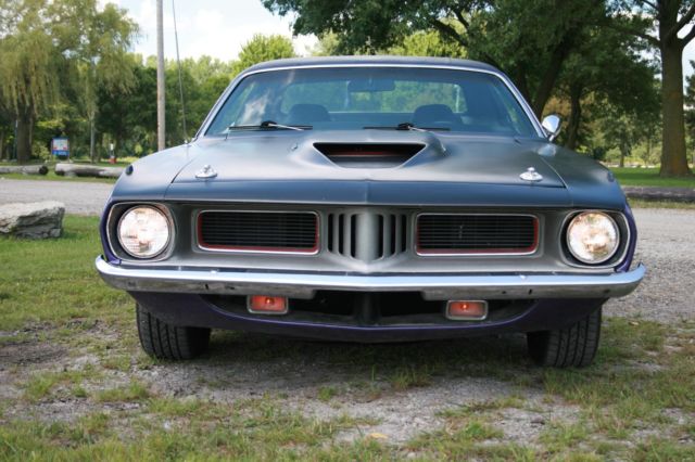 1973 Purple Plymouth Barracuda Coupe