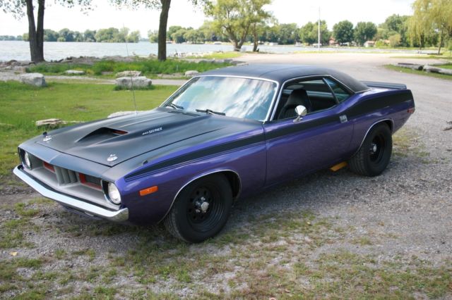 1973 Purple Plymouth Barracuda Coupe
