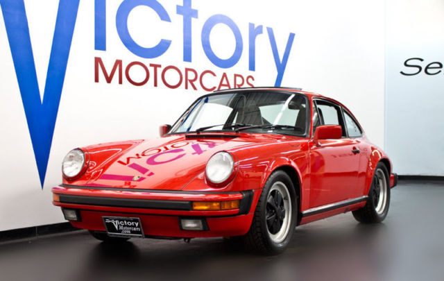 1988 GUARDS RED Porsche 911 Coupe