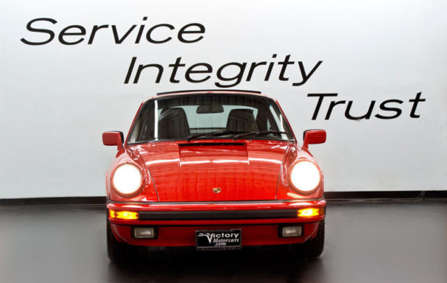 1988 GUARDS RED Porsche 911 Coupe