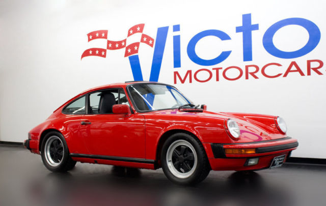 1988 GUARDS RED Porsche 911 Coupe
