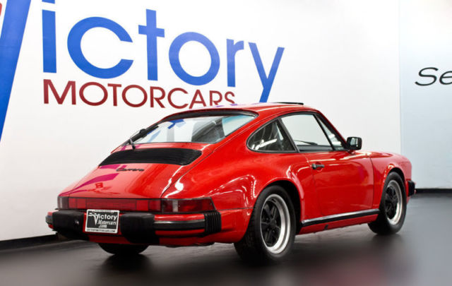 1988 GUARDS RED Porsche 911 Coupe