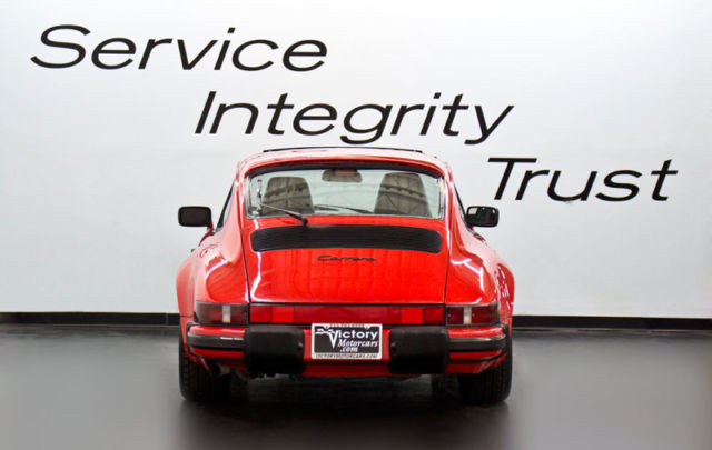 1988 GUARDS RED Porsche 911 Coupe