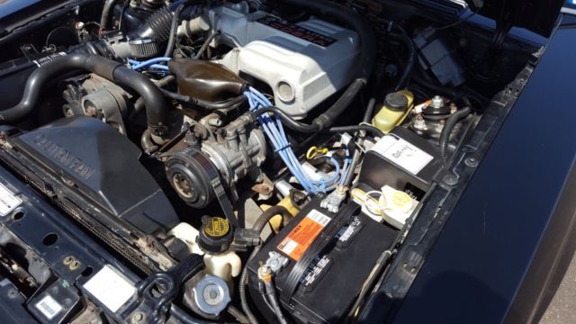 1993 Black Ford Mustang Hatchback