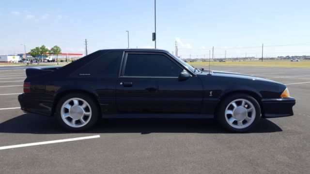 1993 Black Ford Mustang Hatchback