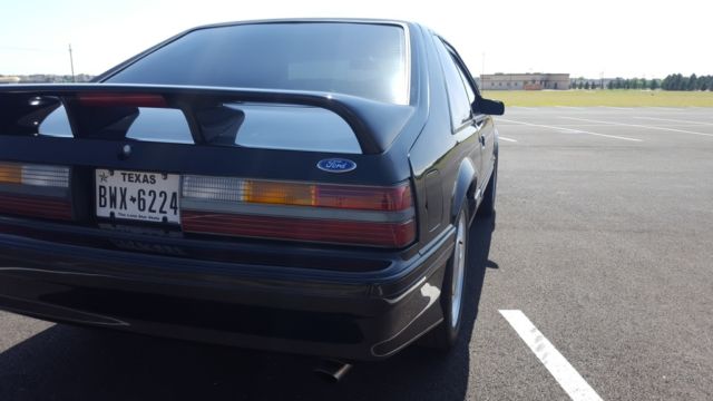 1993 Black Ford Mustang Hatchback