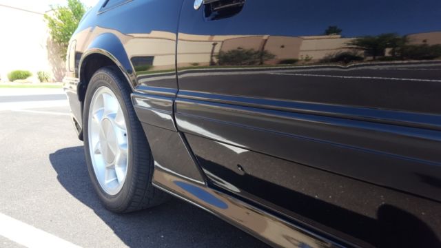 1993 Black Ford Mustang Hatchback