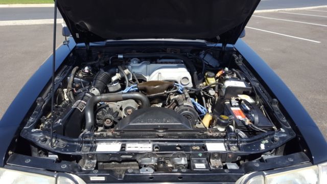 1993 Black Ford Mustang Hatchback