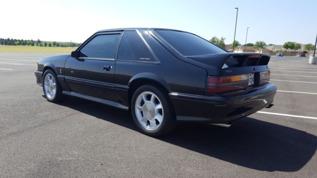 1993 Black Ford Mustang Hatchback