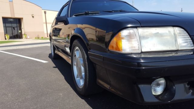 1993 Black Ford Mustang Hatchback