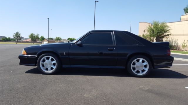 1993 Black Ford Mustang Hatchback