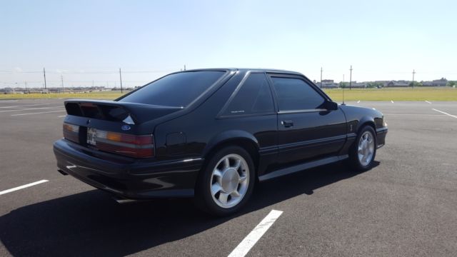 1993 Black Ford Mustang Hatchback