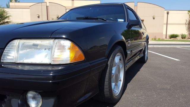 1993 Black Ford Mustang Hatchback