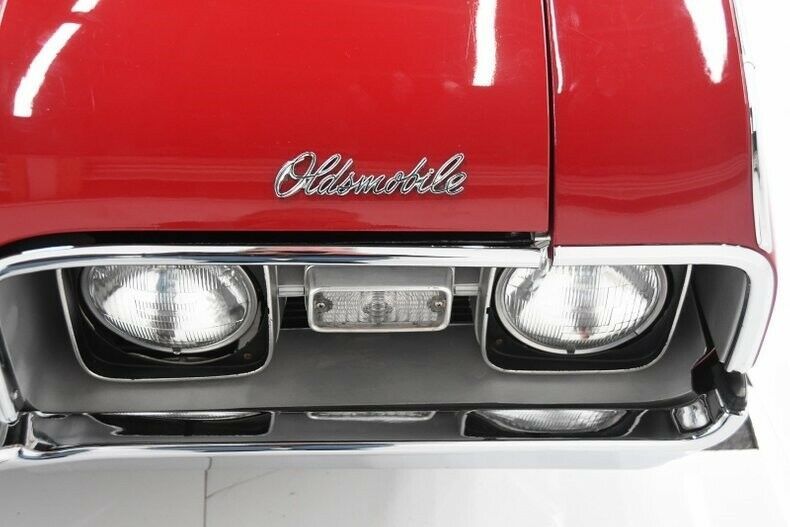 1968 Red Oldsmobile Cutlass Convertible