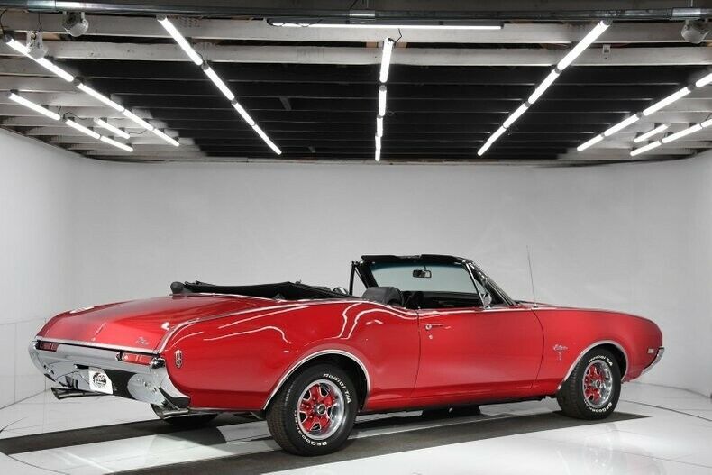 1968 Red Oldsmobile Cutlass Convertible