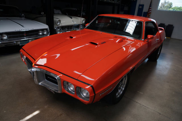 1969 Red Pontiac Firebird 400 V8 Custom 2 Door Hardtop Custom Coupe