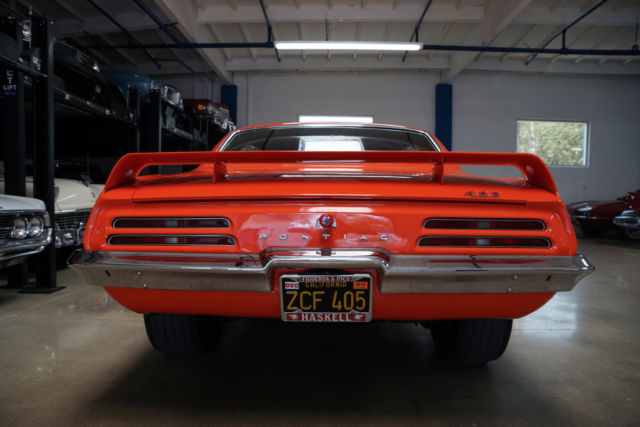 1969 Red Pontiac Firebird 400 V8 Custom 2 Door Hardtop Custom Coupe