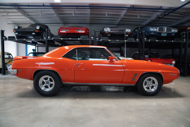 1969 Red Pontiac Firebird 400 V8 Custom 2 Door Hardtop Custom Coupe