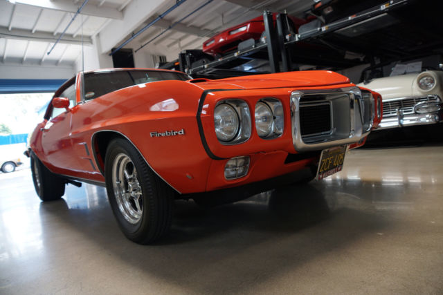 1969 Red Pontiac Firebird 400 V8 Custom 2 Door Hardtop Custom Coupe