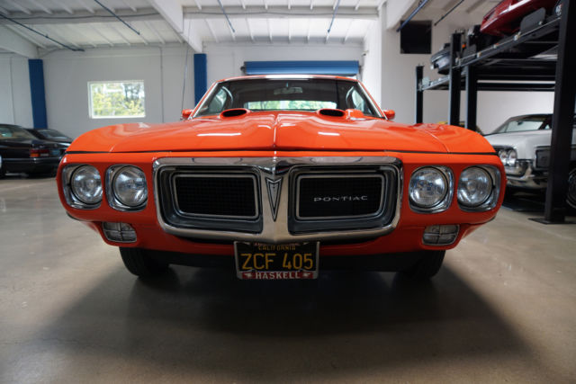 1969 Red Pontiac Firebird 400 V8 Custom 2 Door Hardtop Custom Coupe