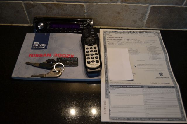 1991 Black Nissan 300ZX Fastback