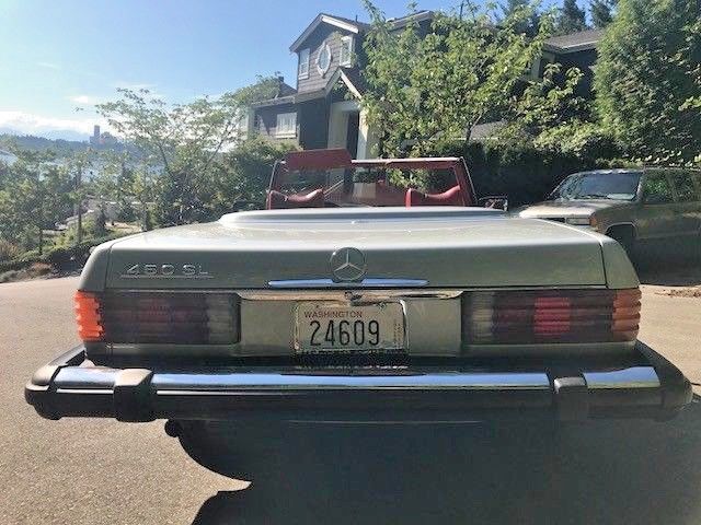 1976 Silver Mercedes-Benz SL-Class Convertible