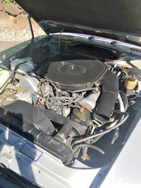 1976 Silver Mercedes-Benz SL-Class Convertible