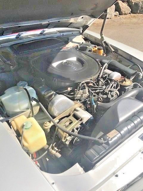 1976 Silver Mercedes-Benz SL-Class Convertible